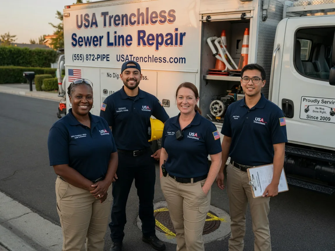 Sewer Line Repair company in Center Cross, VA